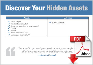 Download your assets and liability sheet