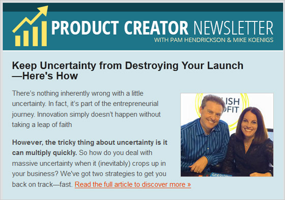 October Issue of the Product Creator Newsletter